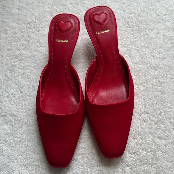 Larroude Amal Satin Mule - Picture 5 of 10